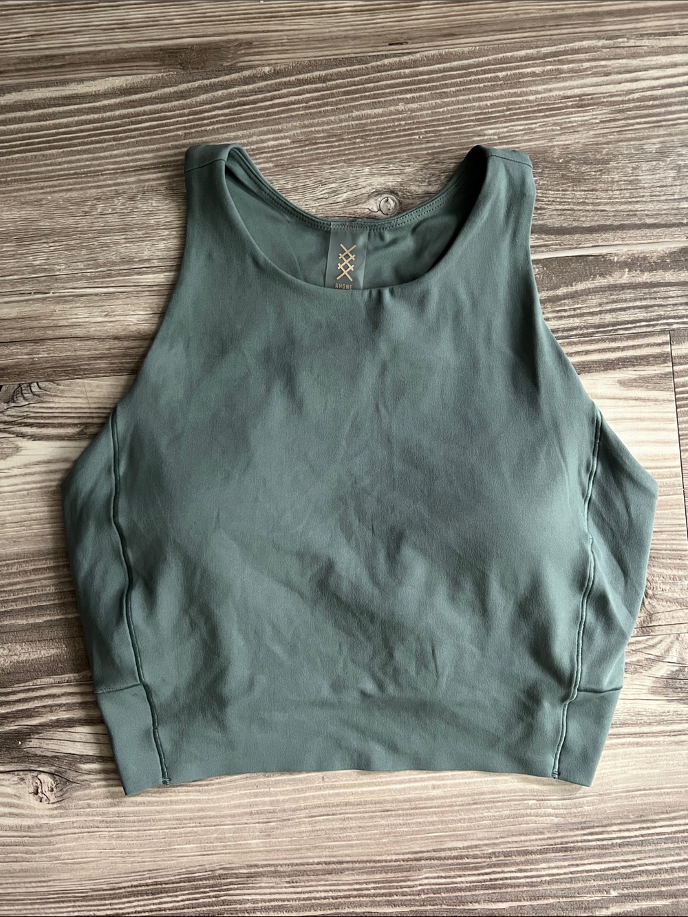 Rhone Revive Longline Bra Green Size Small
